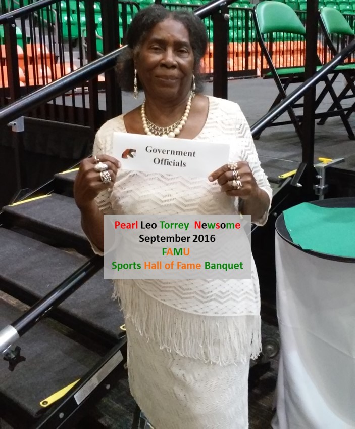 Pearl Leo Newsome 09 2016 FAMU SHOF Government Official 2